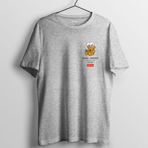 加菲貓 2019春夏系列 T-shirt － 兔仔耳Pooky小圖案 （黑/白/灰）