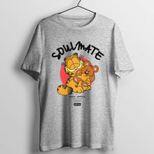 將圖片載入圖庫檢視器 加菲貓 2019春夏系列 T-shirt － Garfield與Pooky Soulmate （白/灰）